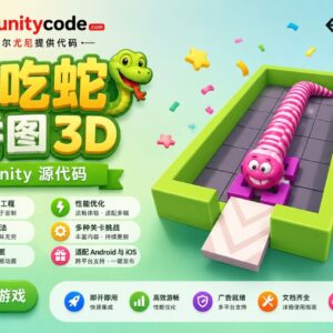 3D Snake Puzzle Game Unity Source Code